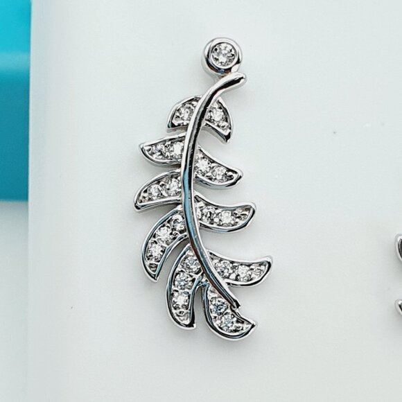 "925 Sterling Silver CZ Beautiful Earrings for Women, 1USPAR4183 - Picture 6 of 11